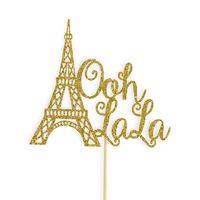 Eiffel Tower Glitter Cake Topper, Ooh La La, Paris Theme, Parisian Party by FlyingOwlStudio on Etsy. Ooh La La!!! This intricately designed Eiffel Tower Glitter Cake Topper is perfect for any Paris themed party! For a baby shower, girls birthday, bridal shower, and more... It's a classy and easy way to take your cake to a whole new level of gorgeous! Glitter choices: Gold, Silver, Rose Gold, Copper, or Black.