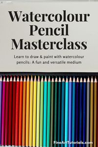 Learn to draw with watercolour pencils: Create sharp lines, delicate details and broad washes without switching mediums. Draw, shade and paint all with the same tool. #watercolorpencils #watercolorpainting #drawingtutorial #watercolortutorial #arttutorial #artist #watercolorpainter #pencilart #watercolorpencil #howtopaint #beginnerart