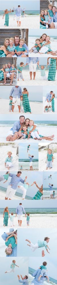 family pics at the beach...love the colors here