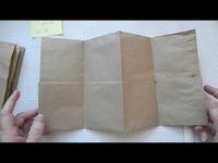 (131) New Style Bag Journal Tutorial - YouTube