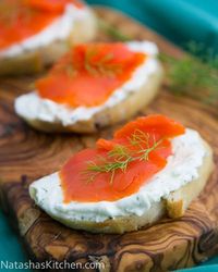 Smoked Salmon Tea Sandwiches (Canapés)