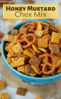 Honey Mustard Chex Mix - Your Cup of Cake