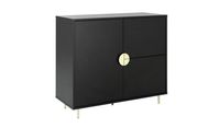 Buy Habitat Nara 3 Door Drinks Cabinet - Black | Sideboards | Habitat