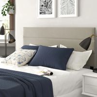 Zipcode Design™ Farmersville Upholstered Panel Headboard & Reviews | Wayfair