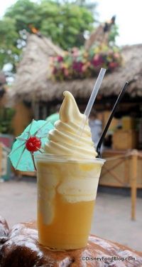 Disneyland MUST EAT: Dole Whip Float Tiki Juice Bar: Dole whips and whip floats