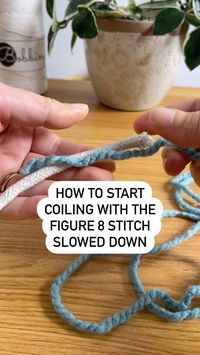 Here’s a slower version of how to start the figure 8 stitch when coiling. #Basketcoiling #basketweaving #basketweave #coiledbasket #coilbasket #coiledtray #basketry #basketryart #basketmaking #basketmaker #makers #makersgonnamake #makersmovement #makersofinstagram #macramé #macramecommunity #howto #coiling #coilingtechnique