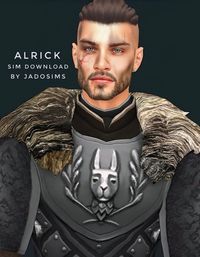 Alrick ♡ (Sim Download) is now available for FREE at my patreon https://www.patreon.com/jadosims