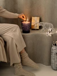 How to enjoy those short, colder days? Best by the warming flicker of our crystal candles, for a cozy time at home.