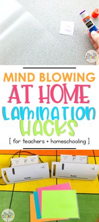 Do you laminate resources and lessons at home for your classroom? Have you ever wanted to laminate bigger or longer resources at home - but it's just not possible? Or maybe you cut laminate cut and your pieces move all over the place. These 5 lamination hacks will blow your teacher mind. Learn all 5 hacks here, only at Mrs. D's Corner.