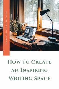 Wherever you go to write, having an inspirational space will make your time spent writing more fun, and you’ll see the benefits in the quality and quantity of what you produce. Find out how to create that space. www.awriterwithin.com.