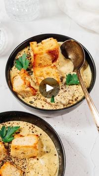 416K views · 8.3K reactions | Creamy, dreamy, and full of umami—this vegan mushroom soup is perfect for those cozy nights in. | Live Eat Learn | Live Eat Learn · Original audio