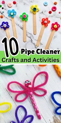 10  Kid Approved Pipe Cleaner Crafts And Activities