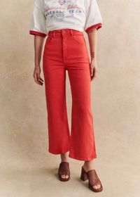 Le Crop - Red - Organic Cotton - Sézane