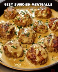 Authentic Swedish Meatballs with a Creamy Twist – Foodyhealthylife