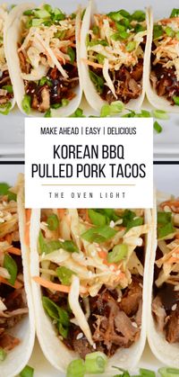 Korean BBQ Tacos with Quick Kimchi | The Oven Light