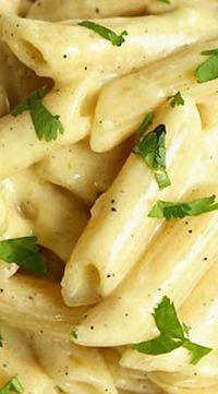 Creamy Garlic Butter Pasta: Thicken with arrowroot instead of flour to make the sauce gluten free.