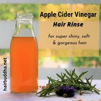 Apple Cider Vinegar Hair Rinse: For pH Balance, Shine and Conditioning - hair buddha