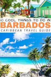 Looking for the top 10 things to do in Barbados? We’ve got the ultimate list for you, whether you want to feast on delicious seafood, explore the beautiful beaches, or visit Harrison’s Cave, these are the tips for your vacation! | #caribbean #barbados #travelblog