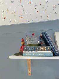 Moons & Stars luxury children's wallpaper is a simplistic, minimalist, hand illustrated design with a colourful interpretation of the nights sky. Perfect for a gender neutral nursery and pairs beautifully with wall panelling. It would also work perfectly with the latest wallpaper trend, on the ceiling. • Printed to order in the UK on coated, non-woven traditional parchment wallpaper with a matte finish.• We recommend ordering a sample to check colours as they can vary on screens.• Please see bel