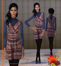 Sims fashion: Autumn collection of dresses AF