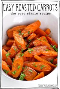 Easy Roasted Carrots Recipe