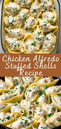 Chicken Alfredo Stuffed Shells Recipe Chicken Alfredo Stuffed Shells are a delicious and comforting dish that combines the creamy richness of Alfredo sauce with tender pasta shells stuffed with a flavorful chicken mixture. This recipe is perfect for family dinners, gatherings, or whenever you crave a hearty and satisfying meal. With its creamy filling and […]