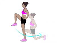 Lunge Knee Lift