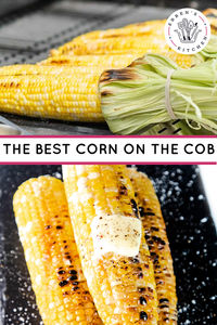 This recipe will show you how to grill up some delicious corn on the cob in three different ways. So fire up your grill and get ready to enjoy some of the best corn of your life!
A complete guide on making grilled corn on the cob – you’ll learn tips & tricks to buy, clean, and grill on the grill, in foil, or on the stove. The perfect side dish for a BBQ dinner!

Stop at errenskitchen.com for more easy, delicious recipes!