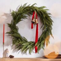 Faux Cedar Hinged Wreath - Terrain