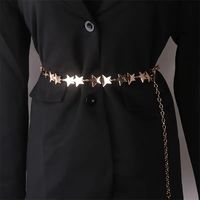 Trendy Stars Waist Chain Classic Golden Silvery Adjustable - Temu