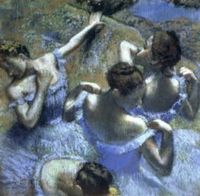 Blue Dancers, Degas