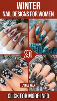 Upgrade your style with 20 winter nail designs 2024 that are perfect for a stylish look. These frosty nail art ideas combine seasonal nail color trends with chic holiday nail looks to keep you trendy. From glitter nail designs to festive nail patterns, these styles will turn heads. Find the best nail inspiration for winter and try something new this season. Add a touch of elegance with stylish winter nails that perfectly complement your wardrobe.