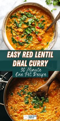 Discover the joys of easy cooking with this comforting red lentil curry. Ideal for lovers of plant-based recipes, it combines red lentils with the richness of coconut milk, creating a dish that's both simple and delicious. Suitable for any evening, this recipe is a healthy dinner option with its unique take on dhal. Relish in a quick, wholesome vegetarian lentil dish that's guaranteed to warm your soul.