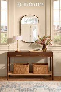 Add a timeless look to your dining area, living room, or entryway with our Harper Console Table. Crafted from white oak, complete the look with your choice of hardware.