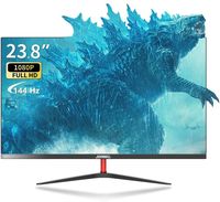 ##Johnwill 23.8-inch full HD widescreen display has a minimalist design, with an excellent appearance and 1080P resolution (1920 x 1080) and a silky 144hz. The response time is 7.5 milliseconds, and the refresh rate is stable at 144 Hz. After using the high refresh rate, you cannot go back to 60hz.