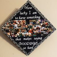 Graduation Cap Design; Quotes; Memories; Photos; Winnie the Pooh