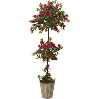 Arrives by Sat, May 13 Buy Nearly Natural Bougainvillea Tree with European Barrel Planter at Walmart.com