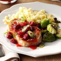 Cranberry Glazed Pork Chops