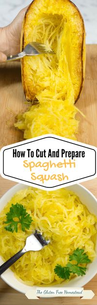 Spaghetti Squash | Step by step video, photos, and tips with serving suggestions | gluten free recipe | cooking video