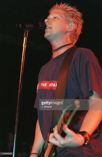 Dexter Holland of The Offspring during The Offspring in Concert at The Glass House in Pomona at Glass House in Pomona, California, United States.