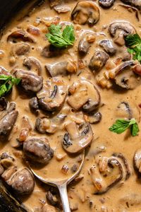 Creamy Mushroom Marsala Sauce that takes 20 minutes to prepare and goes well with everything!