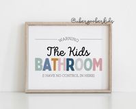 Kids Bathroom Wall Art Bathroom Wall Prints Kids Bathroom | Etsy