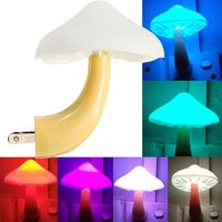 AUSAYE Sensor LED Night Light Plug in Wall Lamp, Energy Saving NightLight Cute Mushroom Night Lights for Adults Kids Bedroom,Bathroom,Toilet, Stairs, Kitchen,Hallway Corridor Warm White - Amazon.com