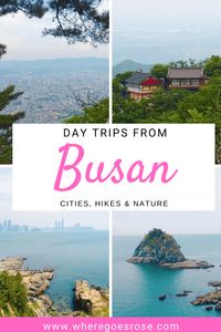 All the best day trips from Busan including Gyeongju, Daegu and closer trips like Igidae Coastal Walk. Includes transport directions and general Busan travel tips! #busan #southkorea