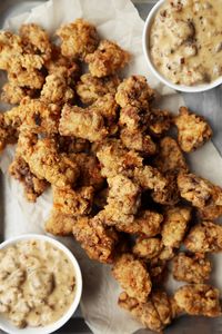 Popcorn Chicken Fried Steak - The Candid Appetite