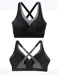 Adidas Energy Bra ($55)  fits based on your normal bra size (up to 40D) and features a flattering V-neck, molded cups that don't feel gross when you sweat, and adjustable straps with a three-clasp closure to ensure a perfect fit.