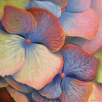 "Antique Hydrangea" - Original Fine Art for Sale - © by Carol Keene