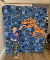 Thank you Daniel Rouse for the inspiration. Good quilts for boys are hard to find.