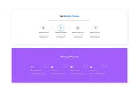 10 Process Steps Widget Design for Web-UI Kit by DigitalHeaps on Envato Elements