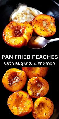 These pan fried peaches are one of the easiest summer desserts recipe that you will find. The combination of caramelized juicy peaches with buttery sugar, cinnamon and ginger mix makes this dish irresistible.